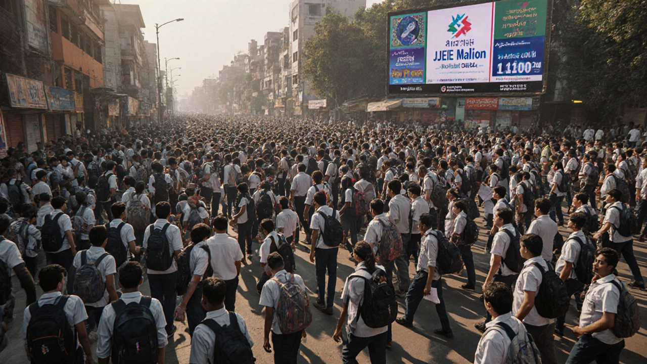 Annual IIT JEE Exam: Number of Candidates Each Year